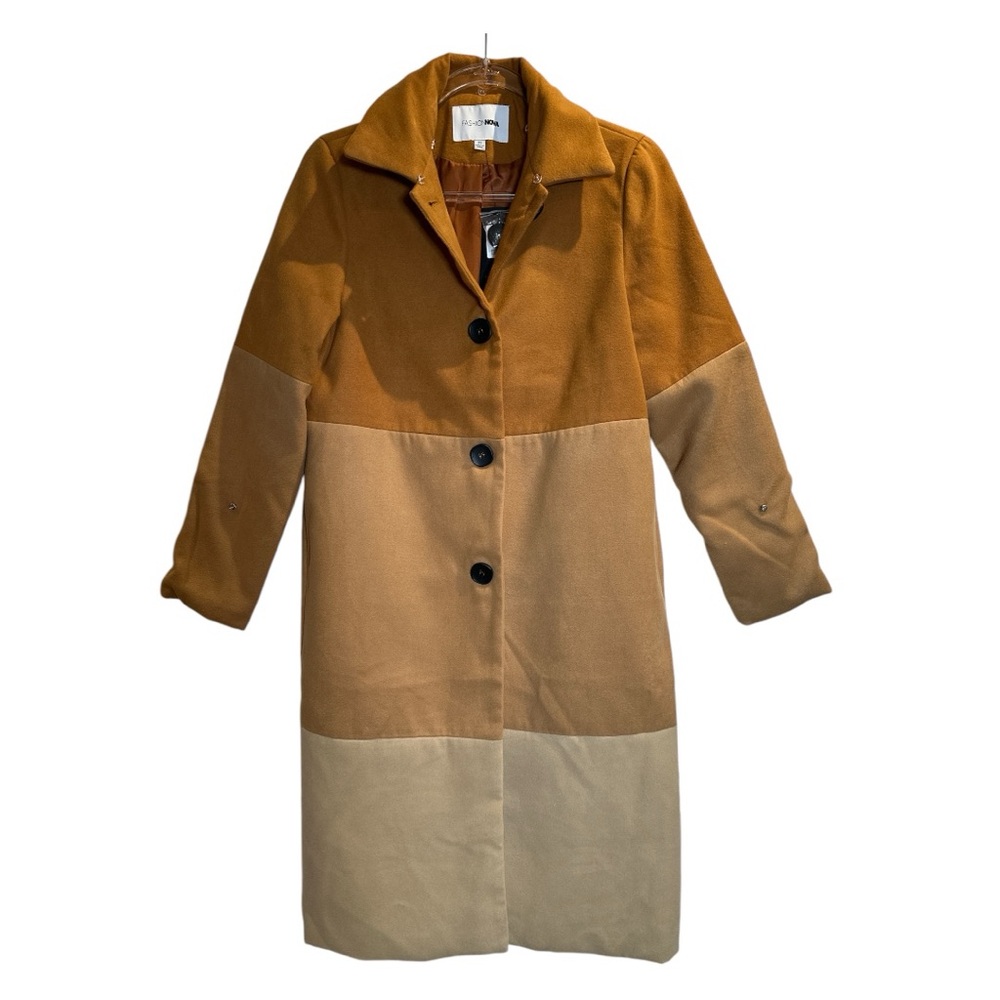 Fashion Nova “Pardon My French” Faux Fur Trim Coat - Picture 9 of 13